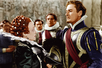 Errol Flynn and betty davis, The Private Lives of Elizabeth and Essex, classic movie star, michael curtiz