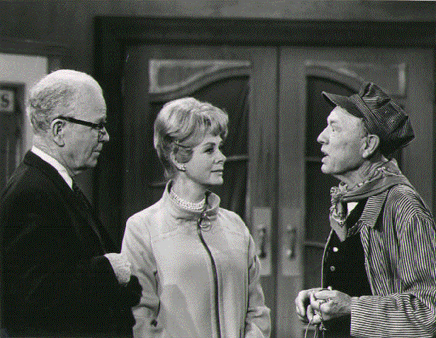 byron foulger with Regis Toomy and June Lockhart in Petticoat Junction