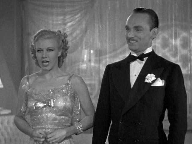 Ginger Rogers and Erik Rhodes in Top Hat