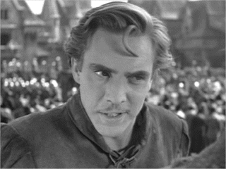 Edmond O'Brien as Gringoire in The Hunchback of Notre Dame 1939