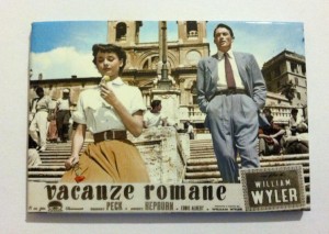Roman Holiday starring Audrey Hepburn and Gregory Peck