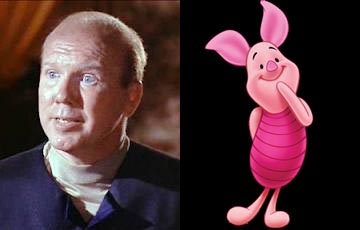Character Actor John Fiedler as Piglet in Disney's Winnie the Pooh