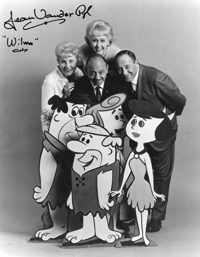 Flintstones Voice Actors autographed photo