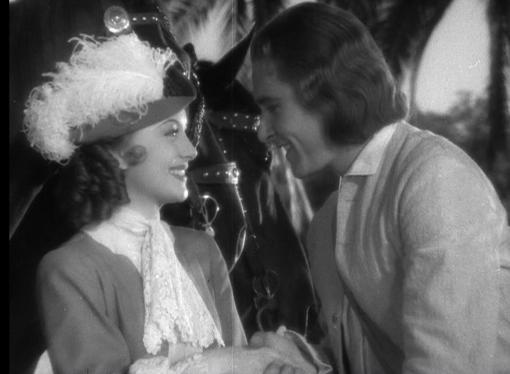 Olivia de Havilland and Errol Flynn in Captain Blood