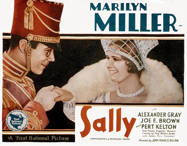 Marilyn in WB's adaptation of "Sally," 1929