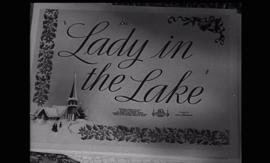 Lady in the Lake opening credits