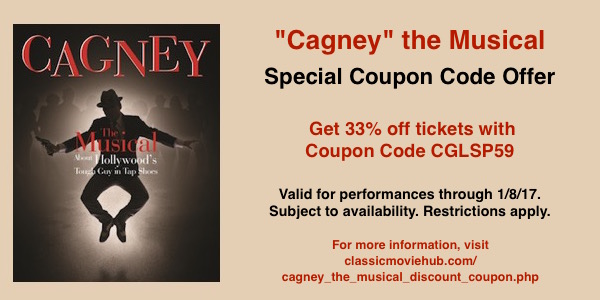 Cagney the Musical, discount ticket offer