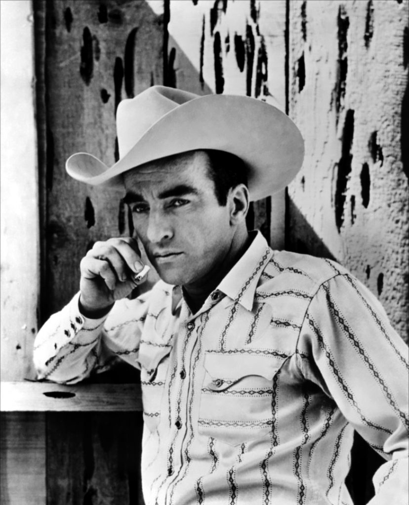 Montgomery Clift on the set of The Misfits (1961).