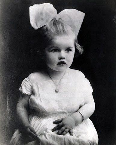 Lucille Ball as a toddler, c. 1910s.