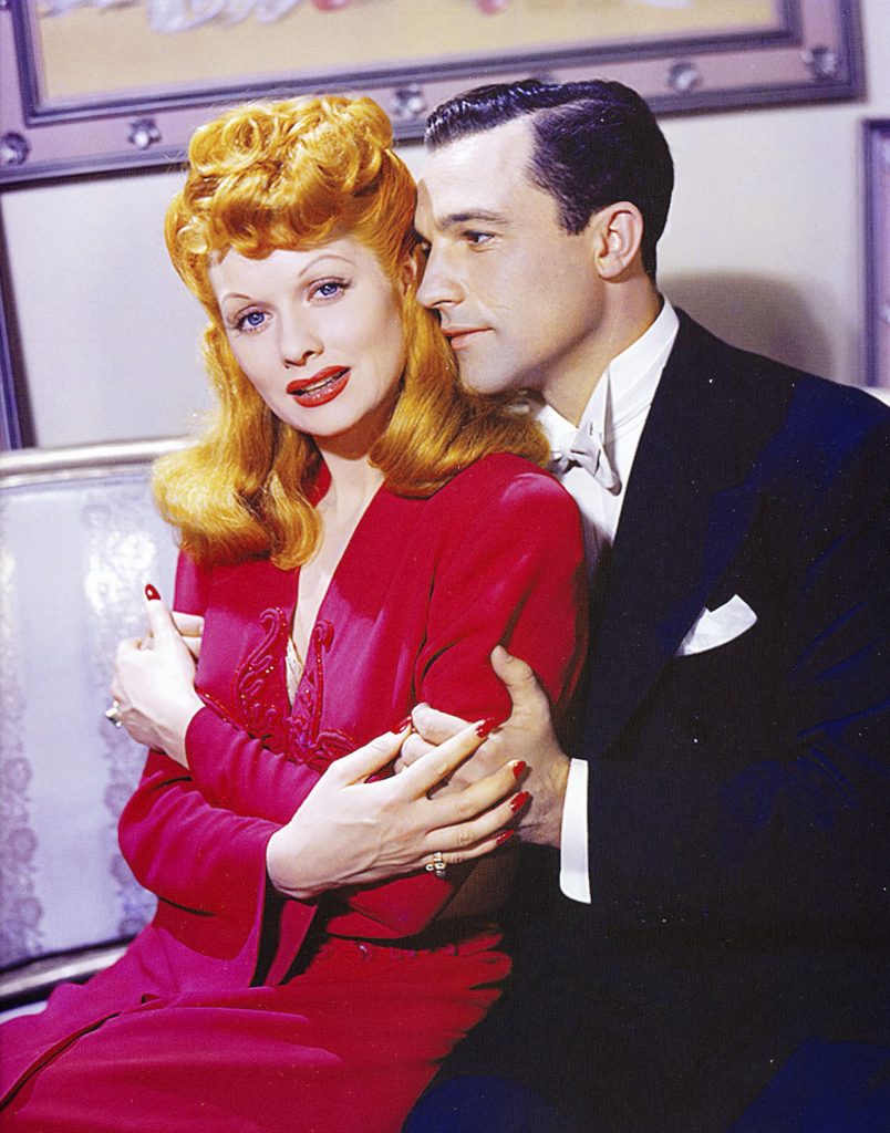 Lucille Ball and Gene Kelly in a publicity photo for Du Barry Was a Lady (1943)