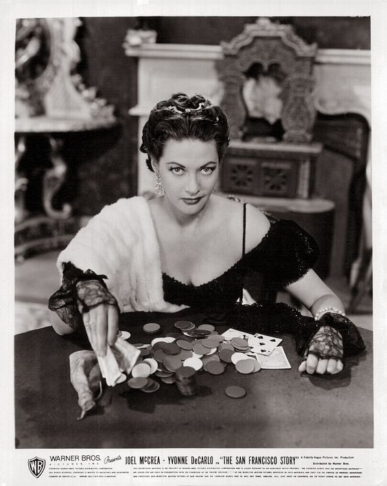 Yvonne De Carlo in The San Francisco Story (1952)