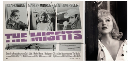 the misfits movie poster marilyn monroe