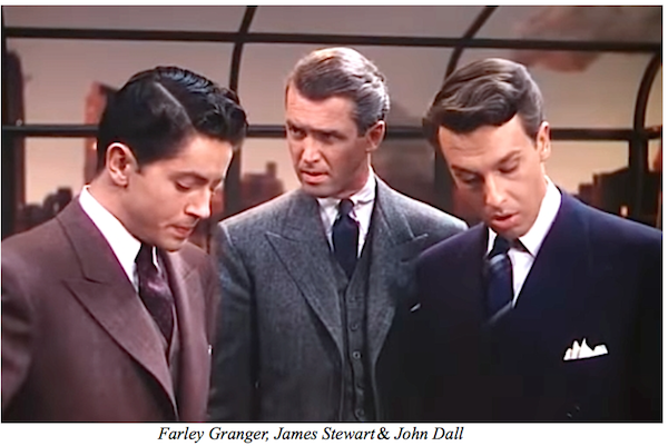 Rope - Farley Granger, James Stewart and John Dall