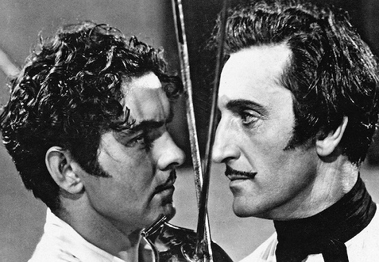 The Mark of Zorro (1940) Tyrone Power and Basil Rathbone