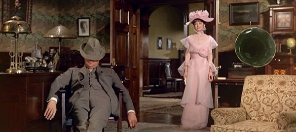 My Fair Lady (1964) Audrey Hepburn as Eliza Doolittle, ending pink dress