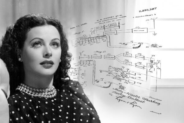 Hedy Lamarr Frequency hopping Invention Patent