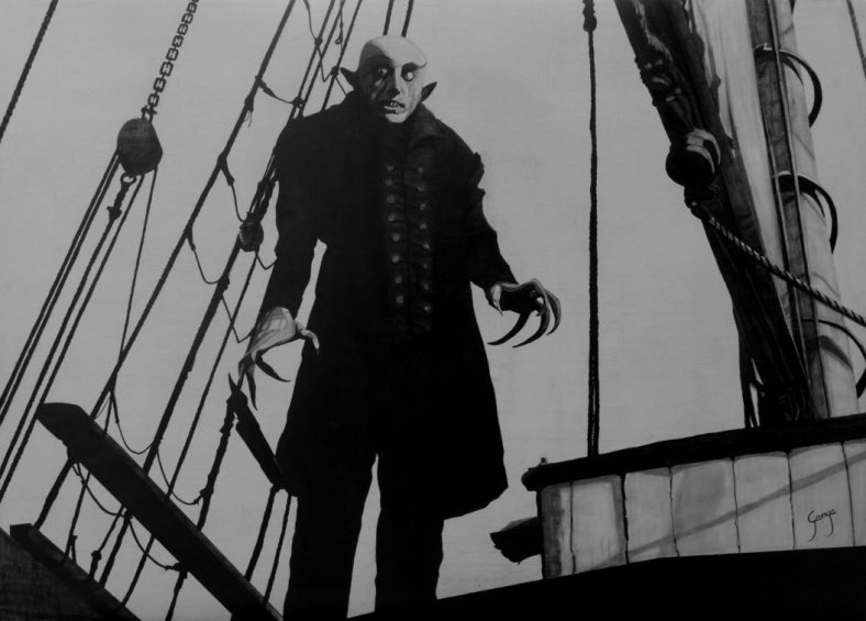 Max Schreck as Count Orlok in Nosferatu (1922)