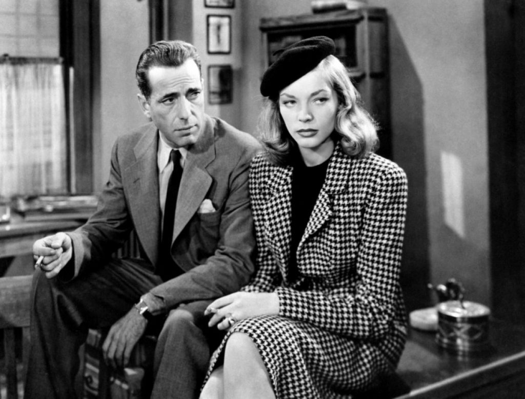 Humphrey Bogart and Lauren Bacall in The Big Sleep (1946)