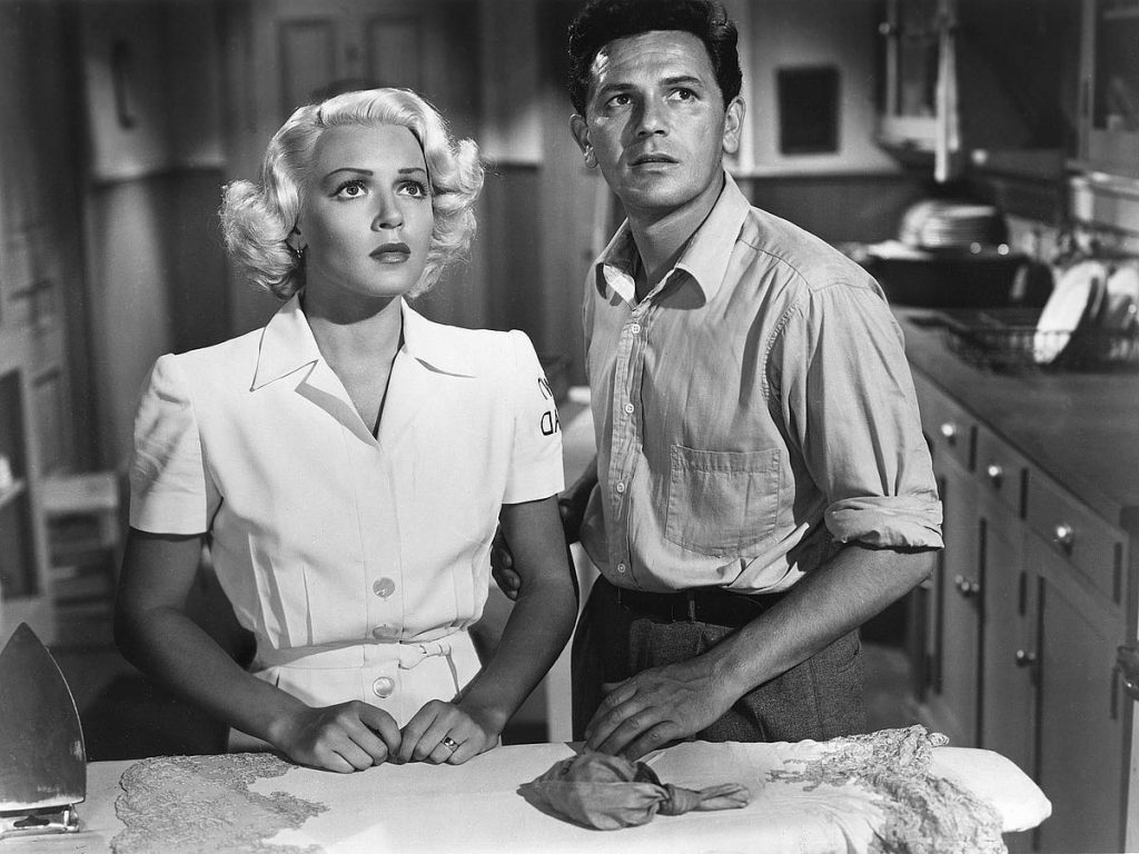 Lana Turner and John Garfield in The Postman Always Rings Twice (1946)