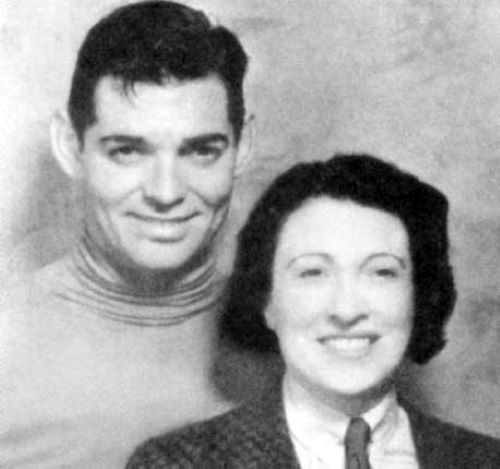Clark Gable and his second wife Ria Langham﻿