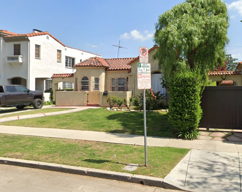 Betty White home 454 N. Harper Ave., Los Angeles, California