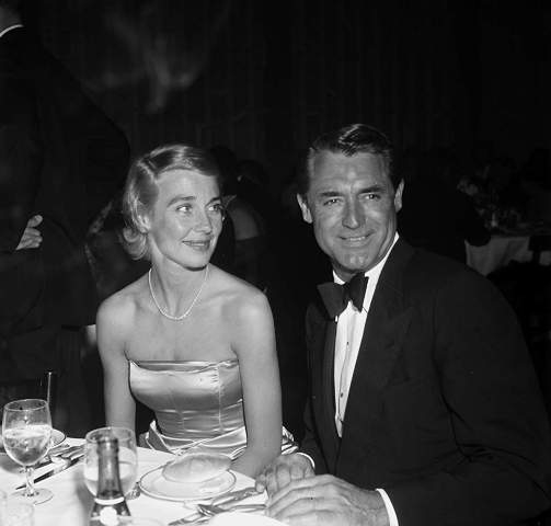 Cary Grant and wife Betsy Drake