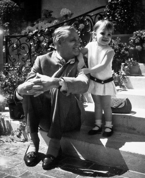 Cary Grant and his daughter, Jennifer