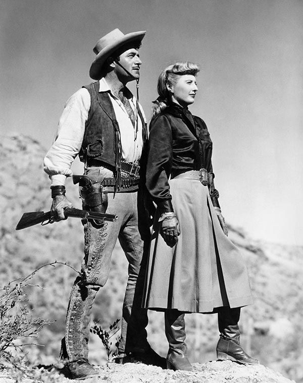 Gilbert Roland, Barbara Stanwyck, The Furies 1