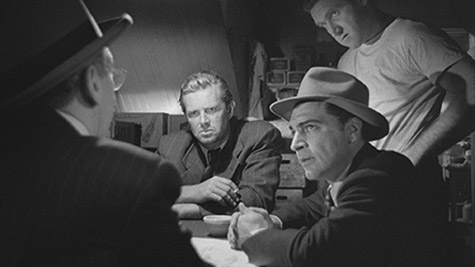 Sterling Hayden, Anthony Caruso, Sam Jaffe and James Whitmore in The Asphalt Jungle (1950)