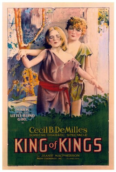 The King of Kings (1927) movie poster starring Muriel McCormac and Michael D. Moore 