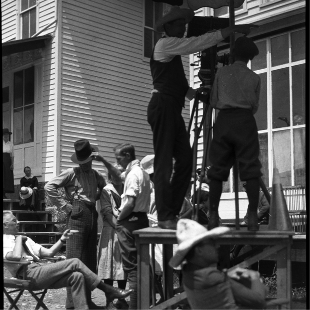 On the set of Tol'able David (1921) - Photo credit: Highland County Chamber of Commerce