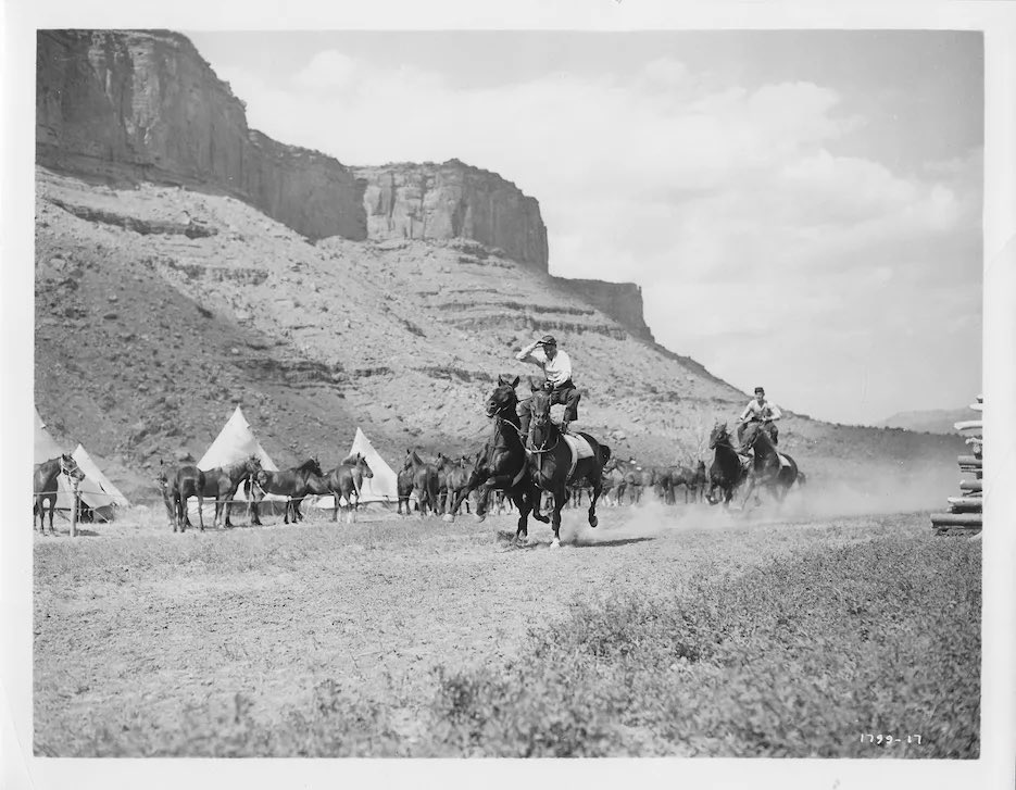 Rio Grande (1950) "Roman riding" scene