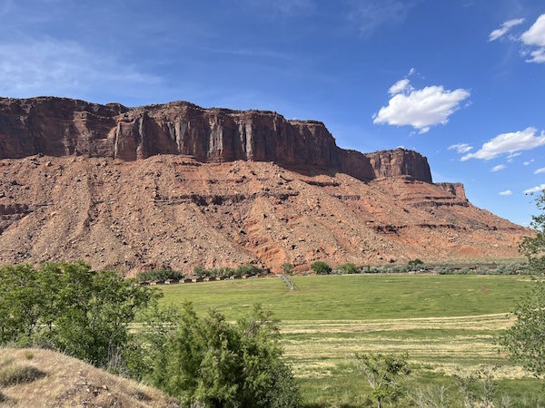 Set filming location for Rio Grande (1950).