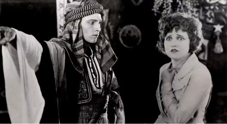 Rudolph Valentino and Agnes Ayres in The Sheik (1921)