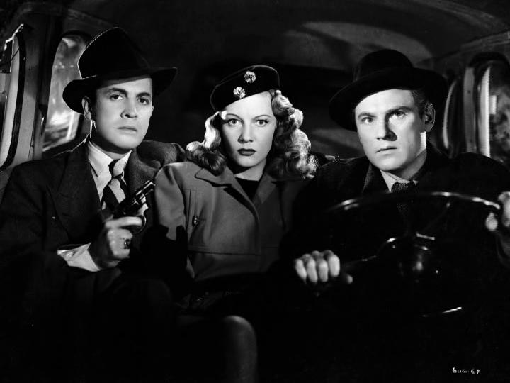 Edward Norris, Jean Gillie und Herbert Rudley in Decoy (1946)