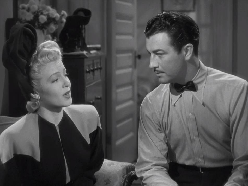 Lana Turner and Robert Taylor in Johnny Eager (1941)