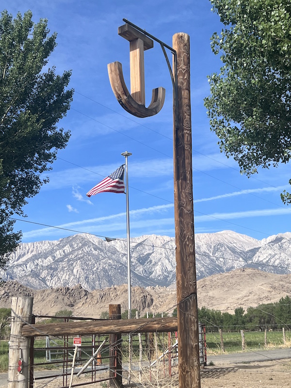 The Violent Men (1955) Anchor Ranch entrance replica