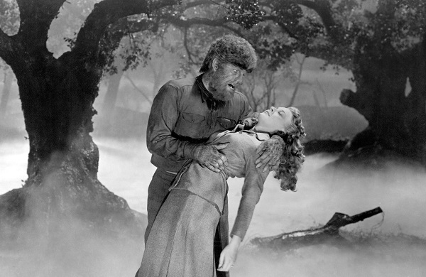 The Wolf Man (1941) Lon Chaney Jr. and Evelyn Ankers