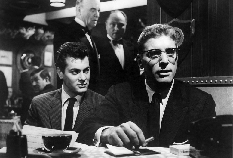 Burt Lancaster and Tony Curtis in Sweet Smell of Success (1957)