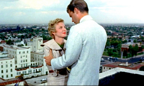 Joanne Woodward and Robert Wagner in A Kiss Before Dying (1956)