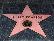 Betty Compsons Star on the Hollywood Walk of Fame