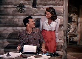 Cornel Wilde and Gene Tierney in Leave Her to Heaven (1945)
