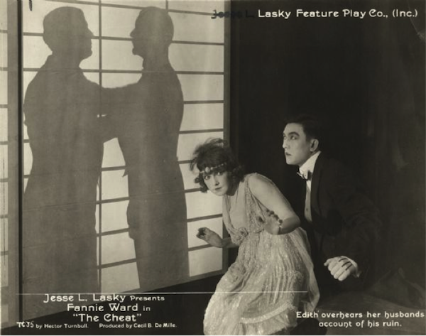 Fannie Ward and Sessue Hayakawa in The Deceit (1915)